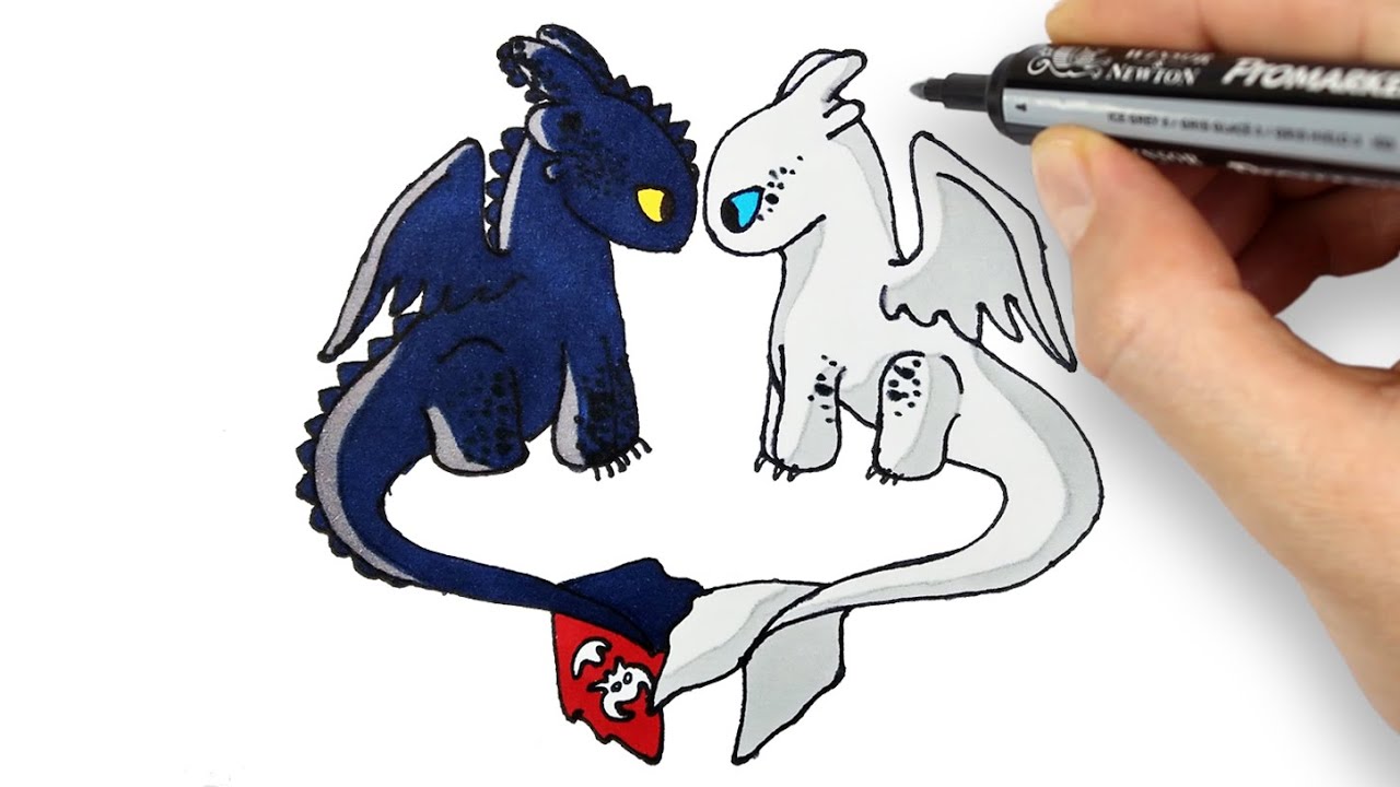 Featured image of post Art Toothless And Light Fury Drawing