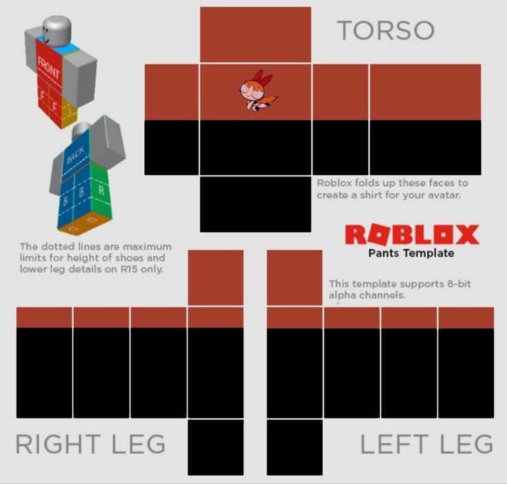 Roblox Pants Template 2020 Free - pants layout roblox